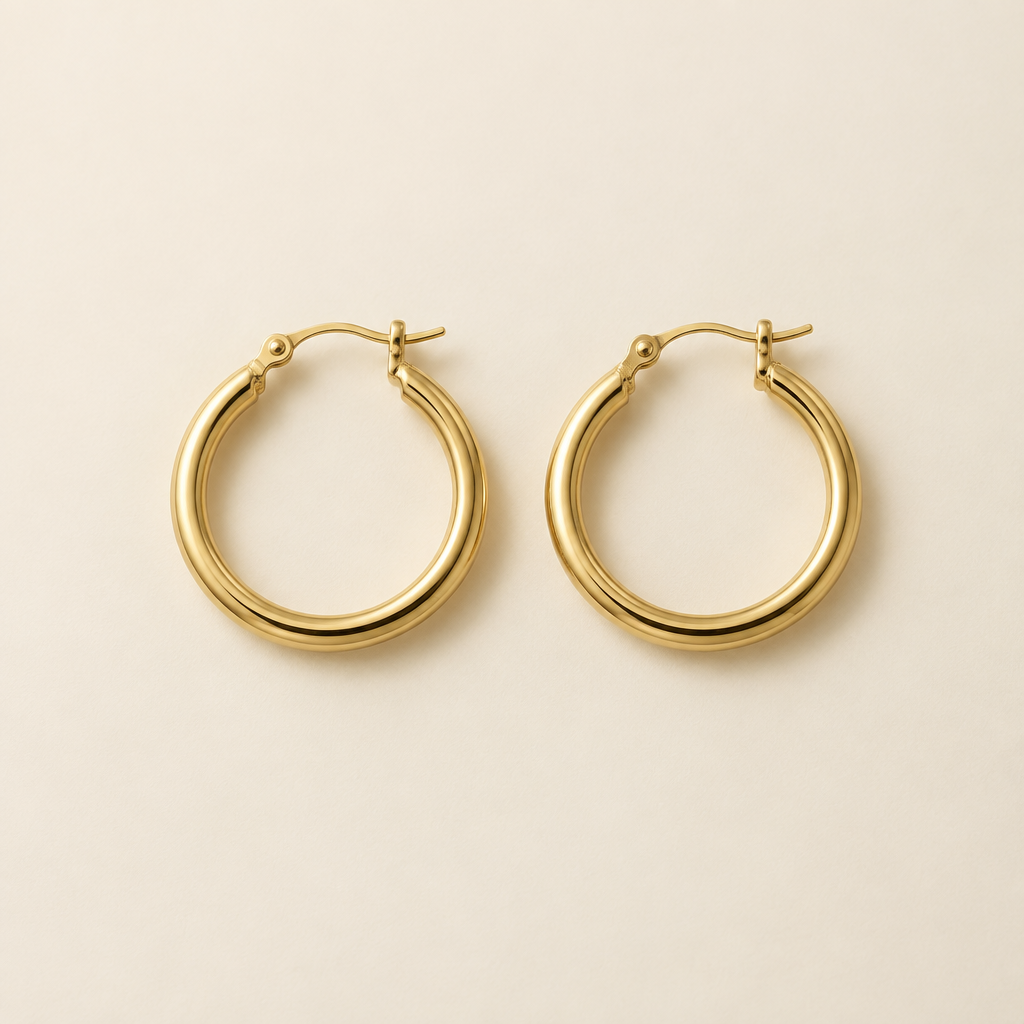 Classic Gold Hoop Earrings